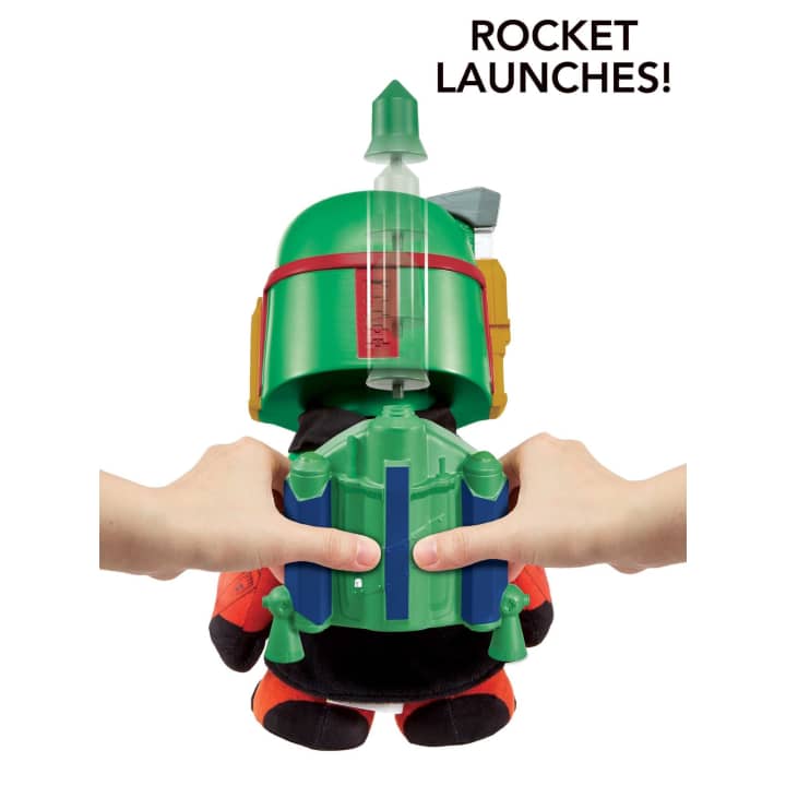 Star Wars Rocket Launching Boba Fett Feature Plush