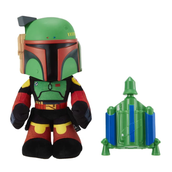 Star Wars Rocket Launching Boba Fett Feature Plush