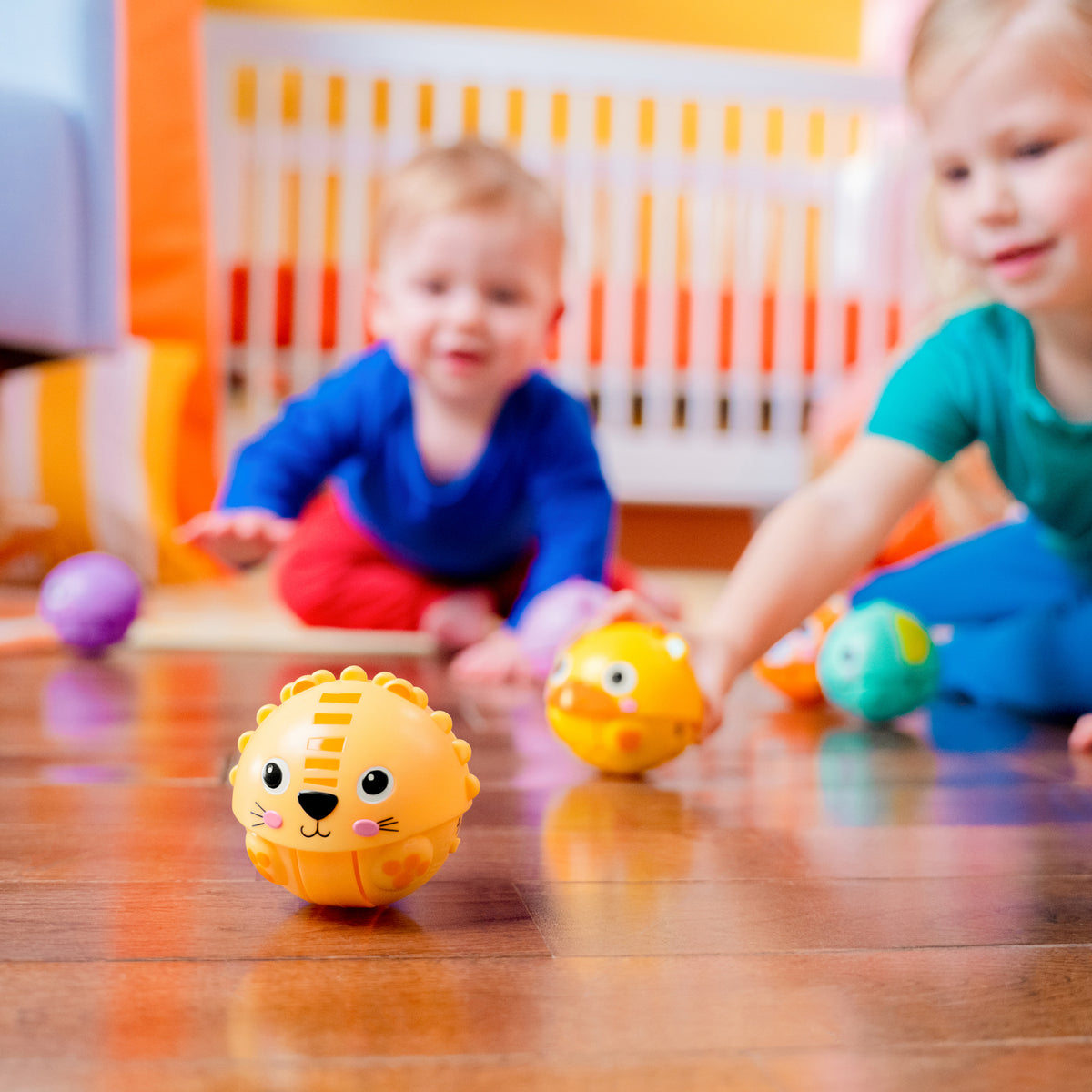 Bright Starts Giggables Roll & Chase Toy Assorted Styles