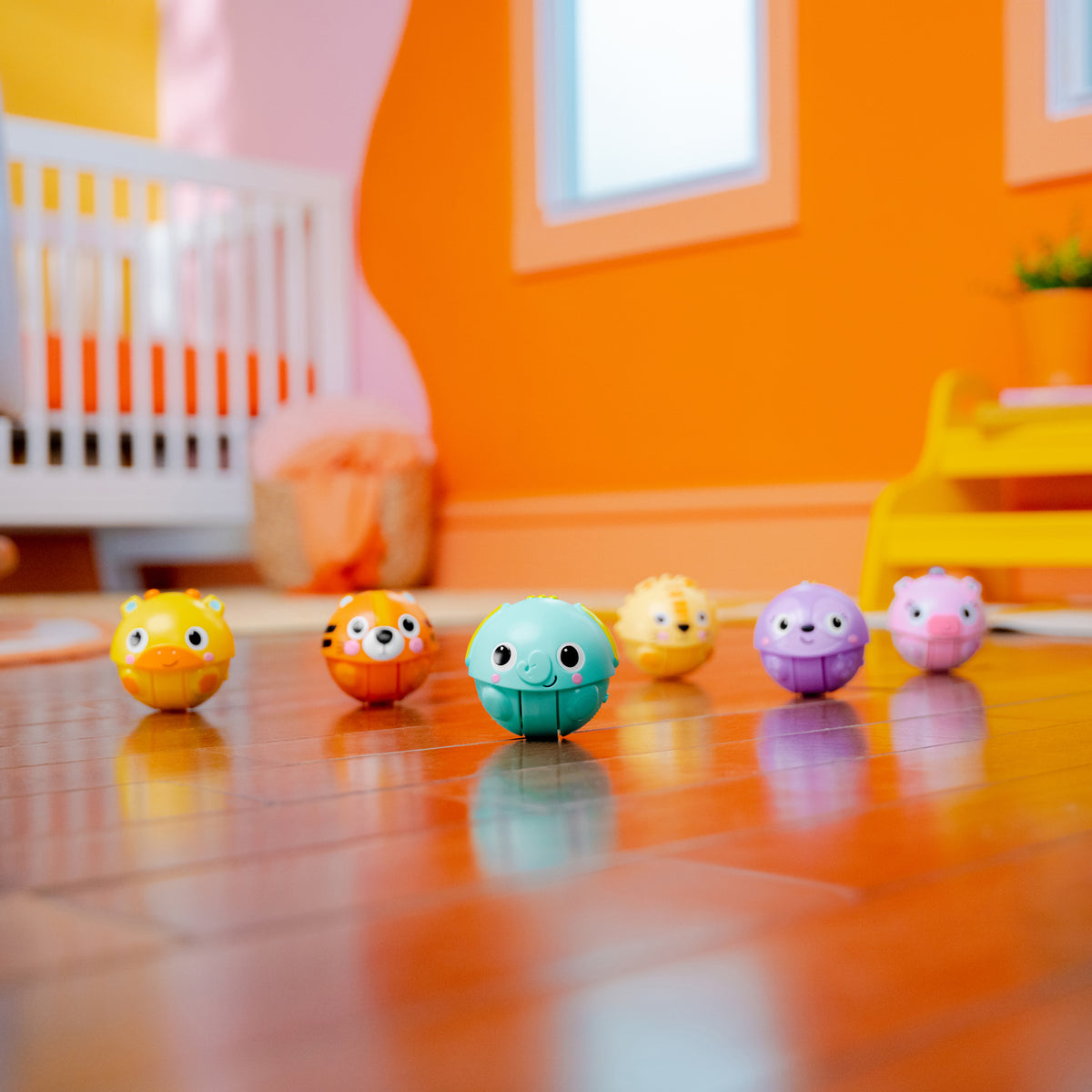 Bright Starts Giggables Roll & Chase Toy Assorted Styles