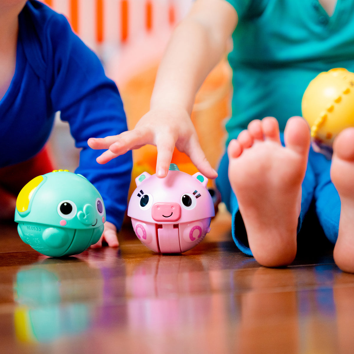 Bright Starts Giggables Roll & Chase Toy Assorted Styles