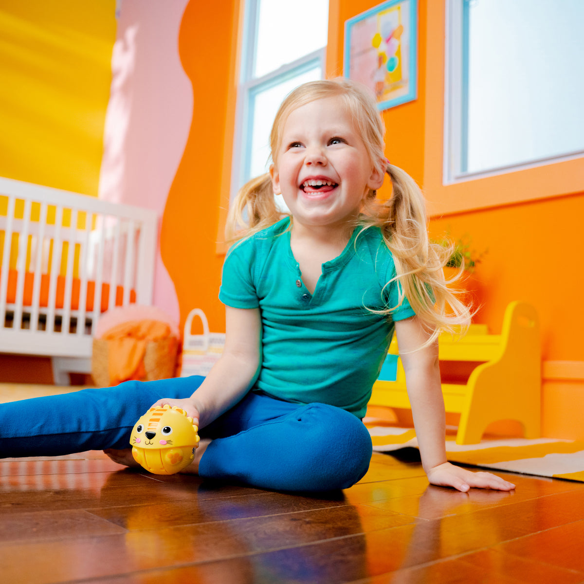 Bright Starts Giggables Roll & Chase Toy Assorted Styles