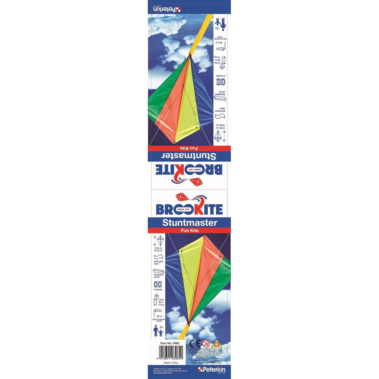Brookite Stuntmaster Fun Kite Assorted Styles