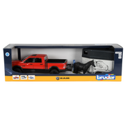 Bruder Ram Power Wagon With Horse Float - Toyworld Australia