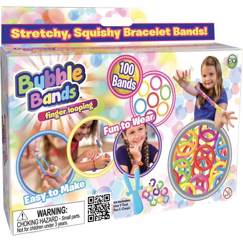 Bubble Bands 100 Piece Set