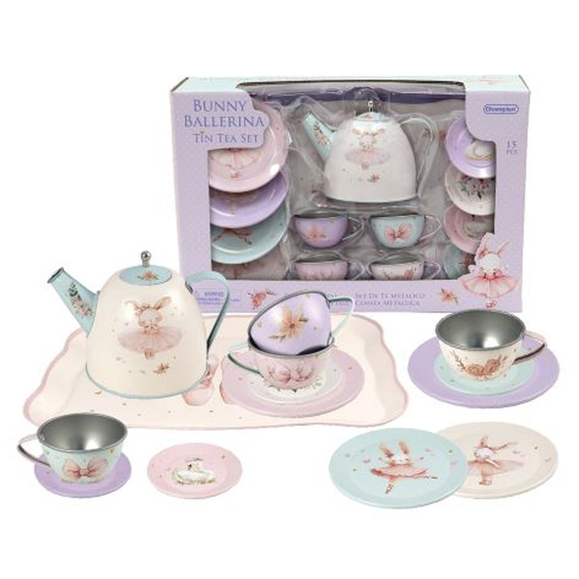 Bunny Ballerina 15 Piece Tin Tea Set – Toyworld Australia