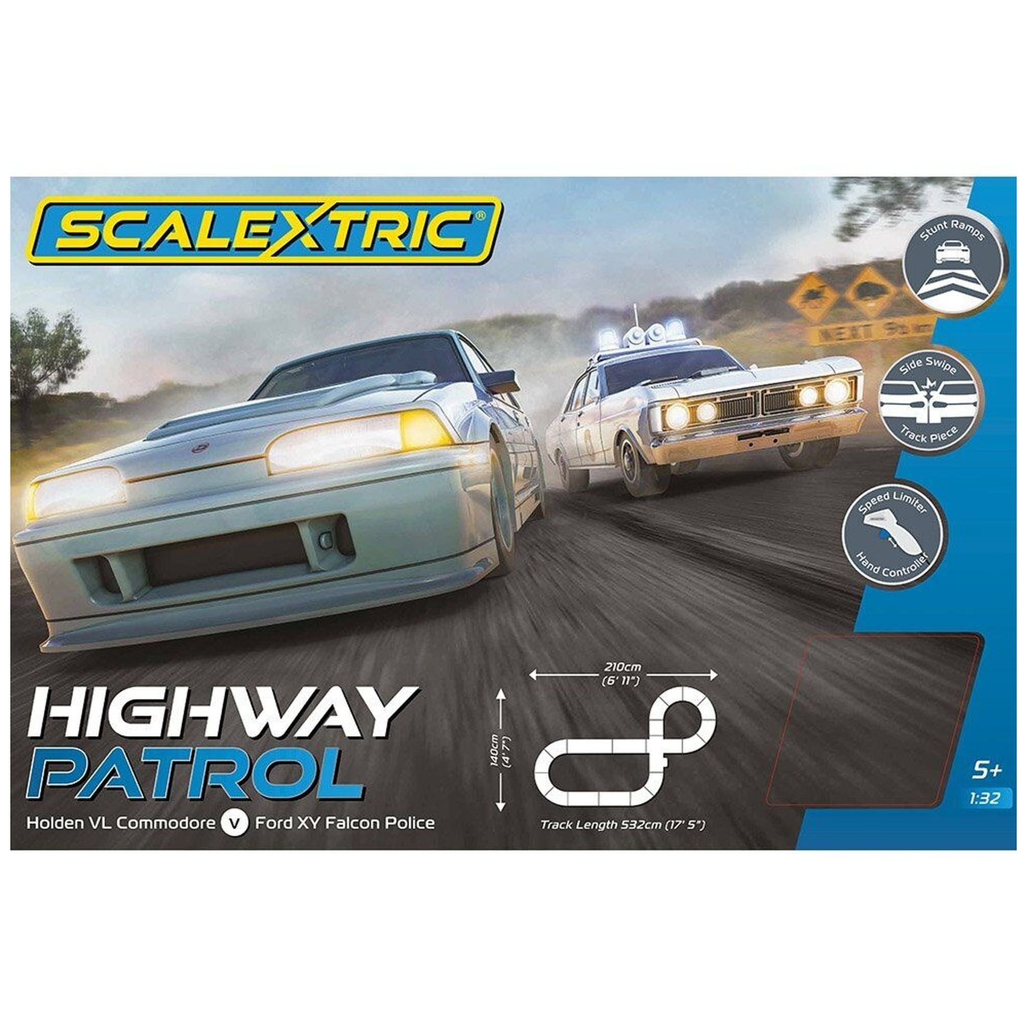 Scalextric Highway Patrol Slot Car Set