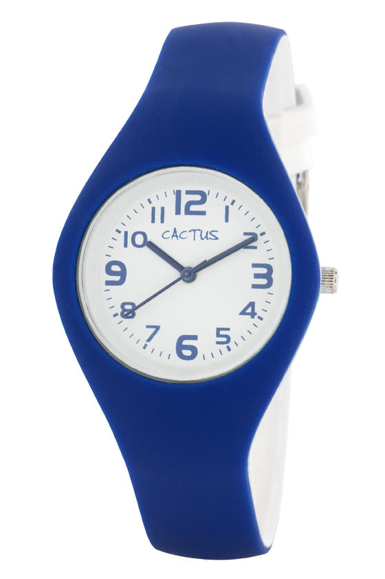 CACTUS WATCH BLUE AND WHITE