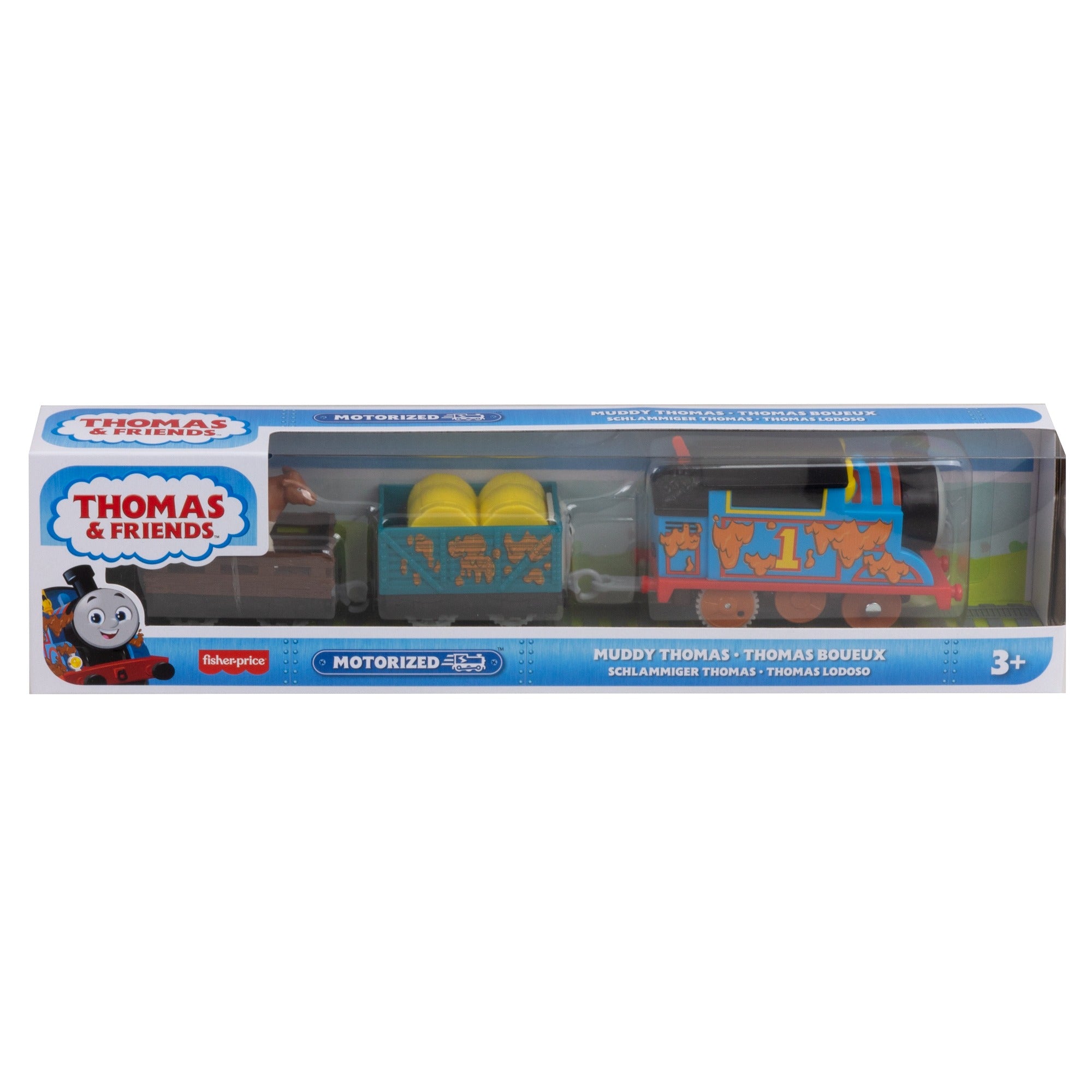 Fisher-Price Thomas & Friends Motorized Greatest Moments Engine Muddy Thomas