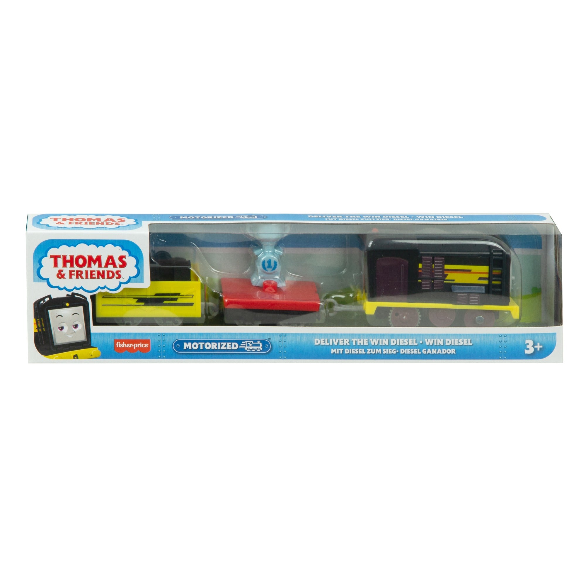 Fisher-Price Thomas & Friends Motorized Greatest Moments Engine Deliver The Win Diesel