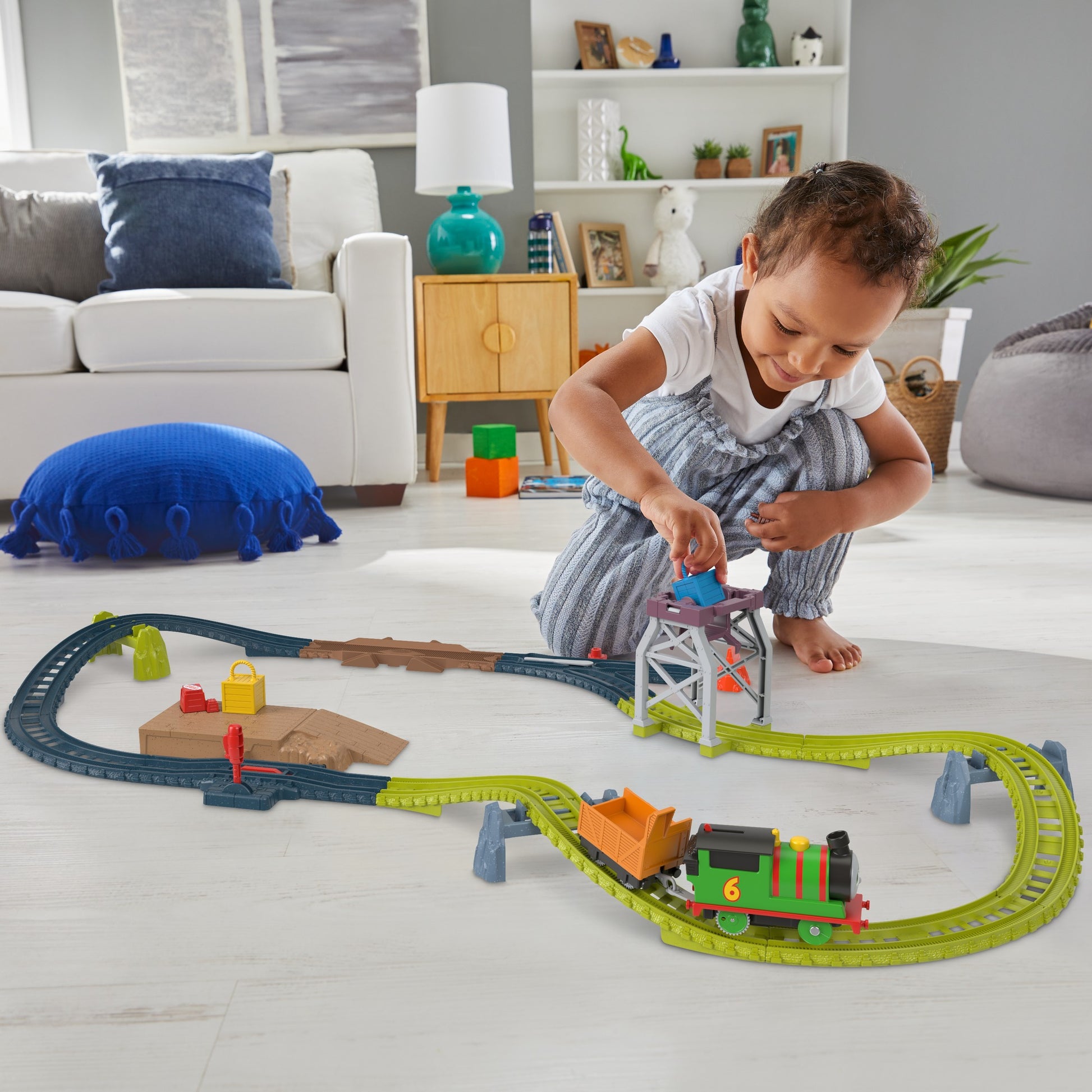 Fisher-Price Thomas & Friends Motorized Track Set Percy's Package Roundup - Toyworld Australia