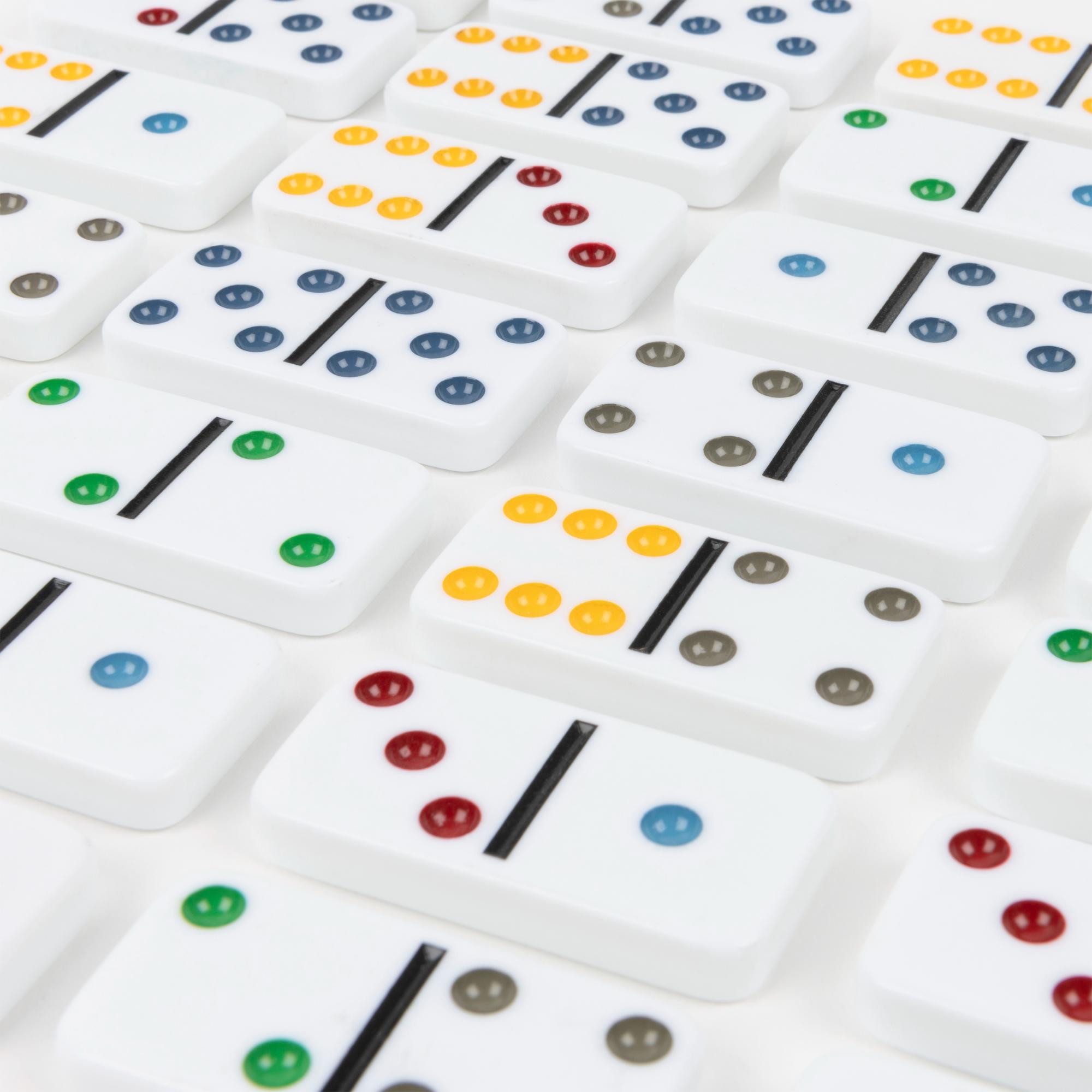 Cardinal Classics Double-Six Dominoes In Tin