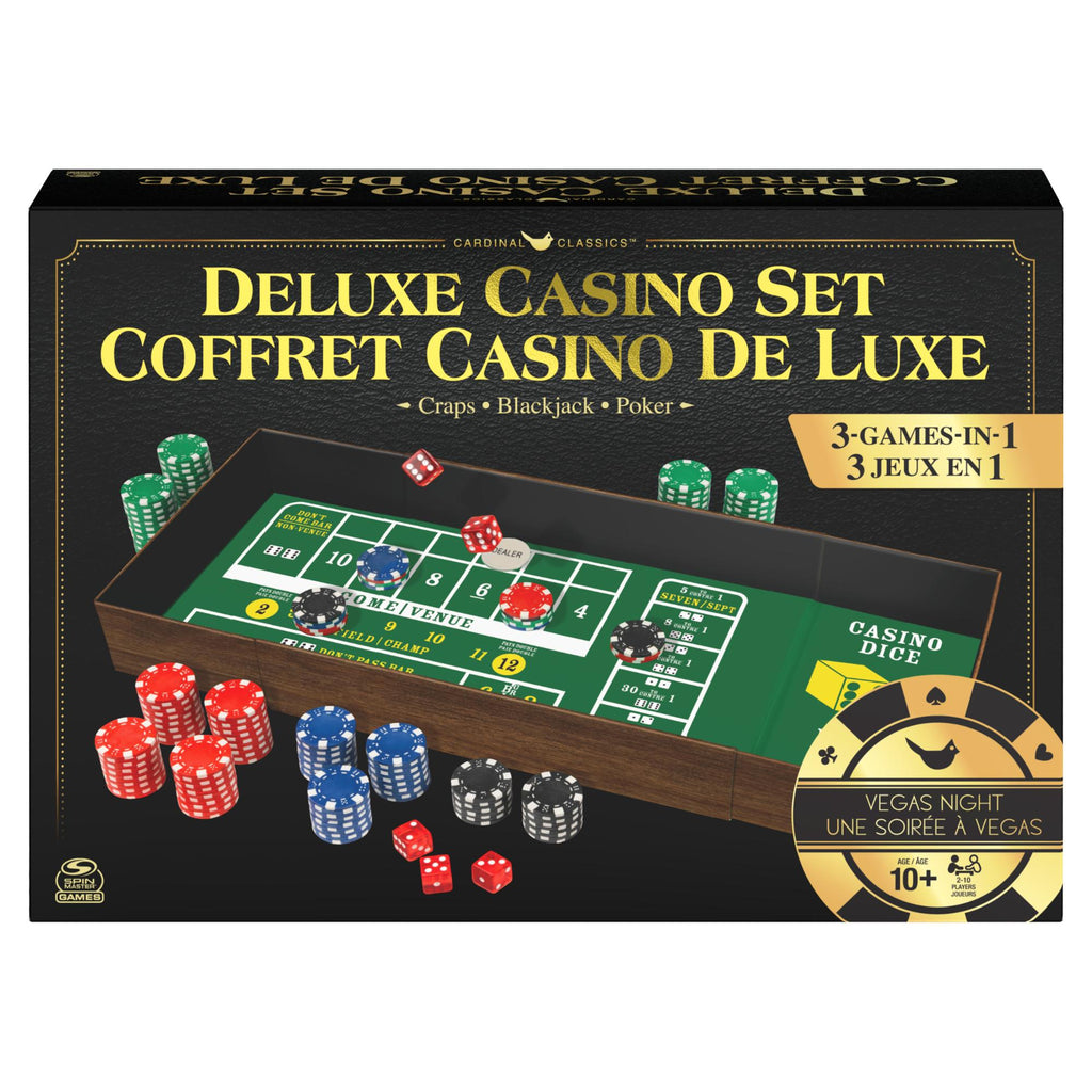 CLASSIC GAMES DELUXE CASINO SET