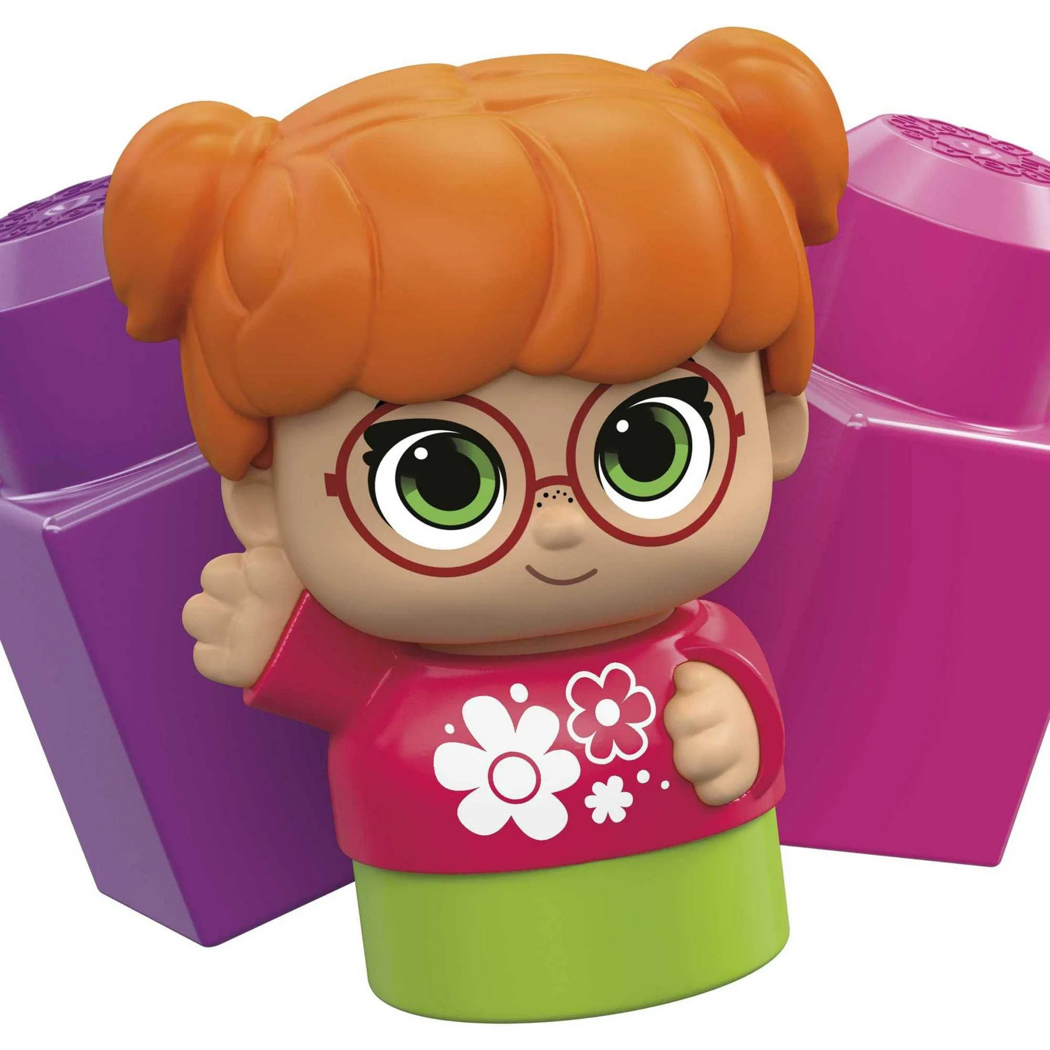 Fisher-Price MEGA Bloks First Builders Lil Vehicles Block Buddies Catie Convertible