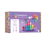 CONNETIX Magnetic Tiles 64 Piece - Pastel Starter Pack