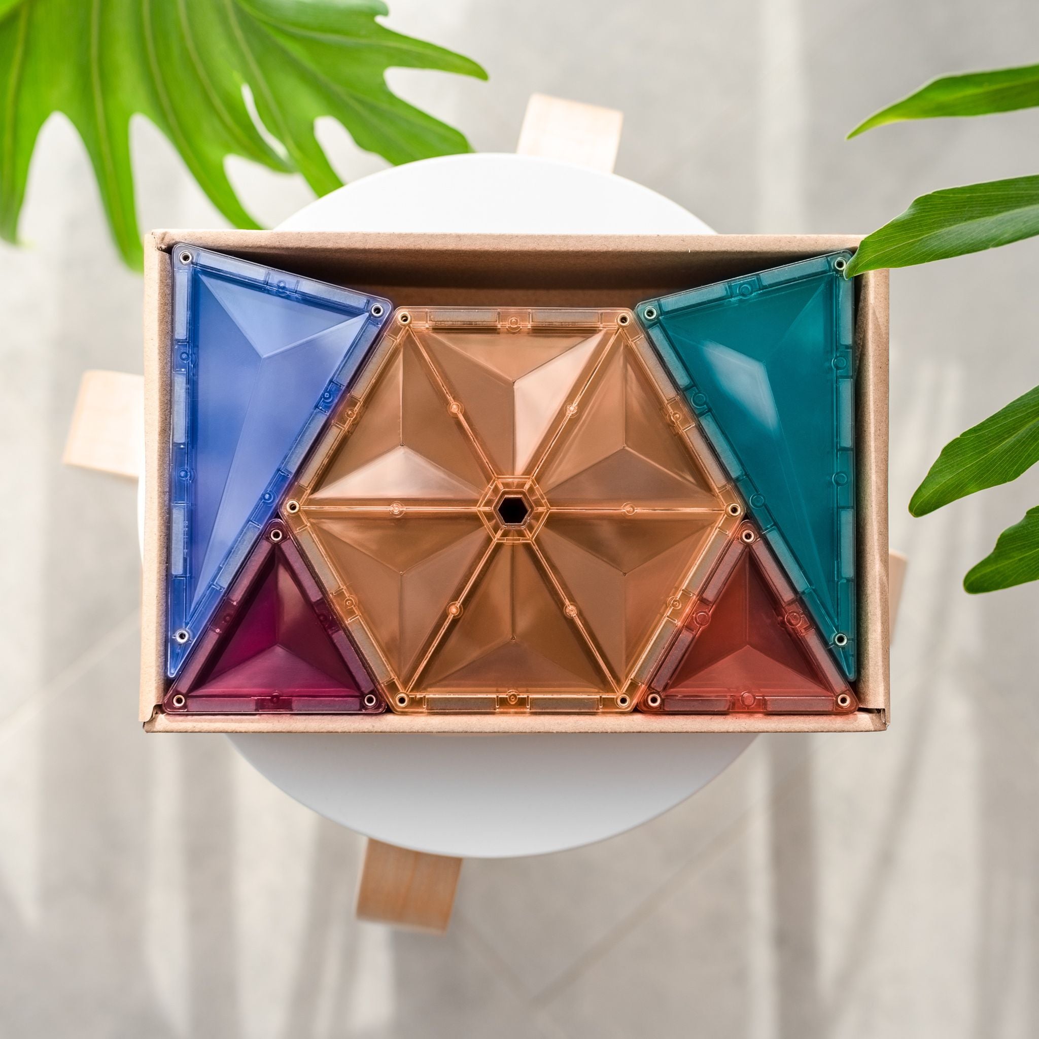 CONNETIX Magnetic Tiles 40 Piece Pastel Geometry Pack