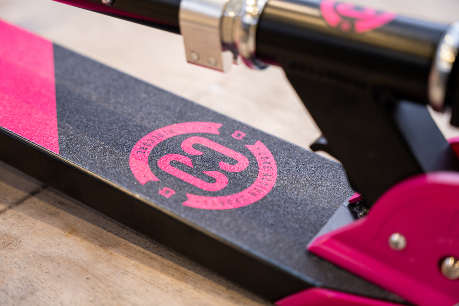 CORE Kids Foldy Scooter - Pink With Led Wheels