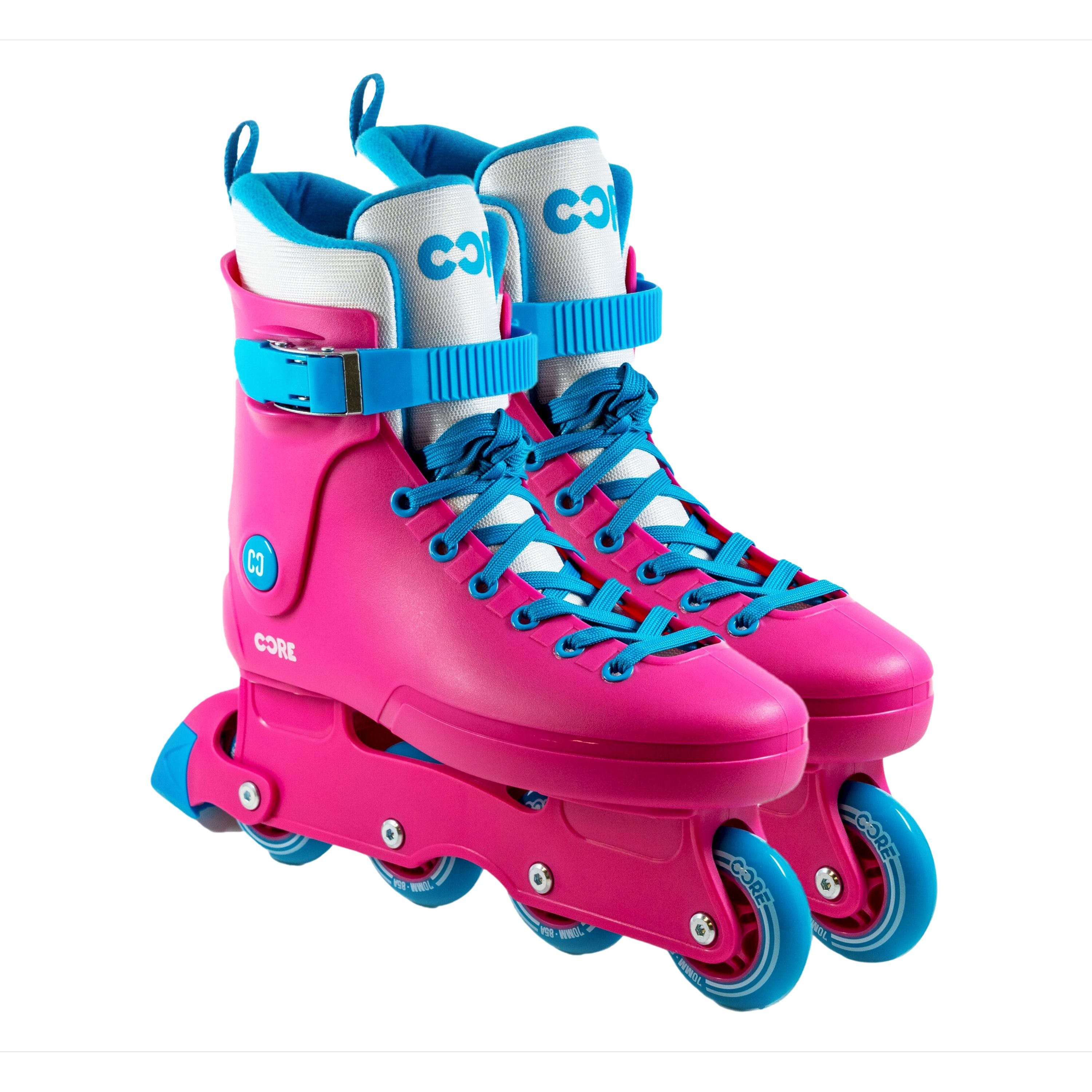 CORE Kids Retro Adjustable Inline Skates Size UK6-9/AU8-11 - Pink
