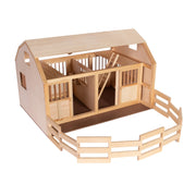TOMY Countryside Wooden Stable & Barn Set