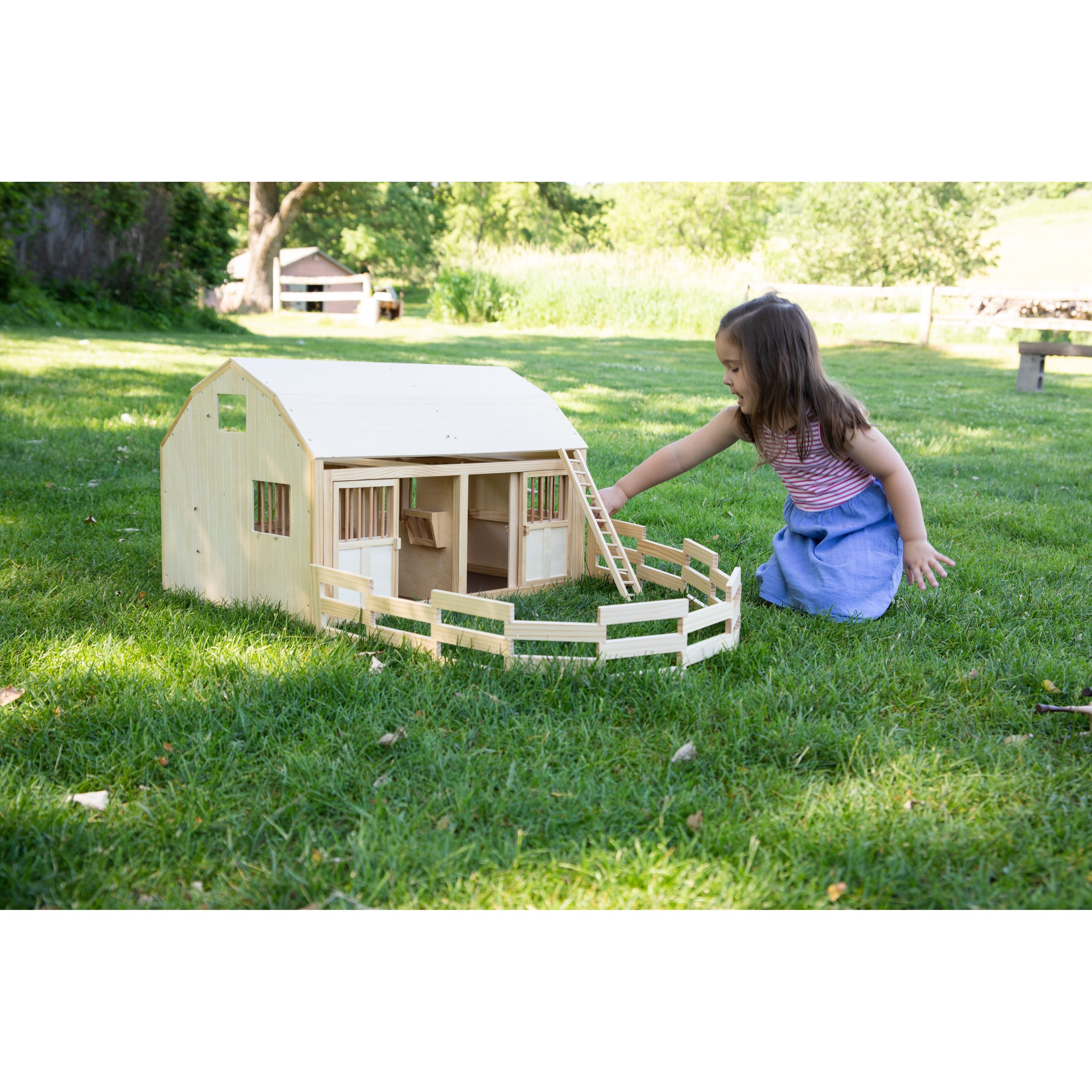 TOMY Countryside Wooden Stable & Barn Set