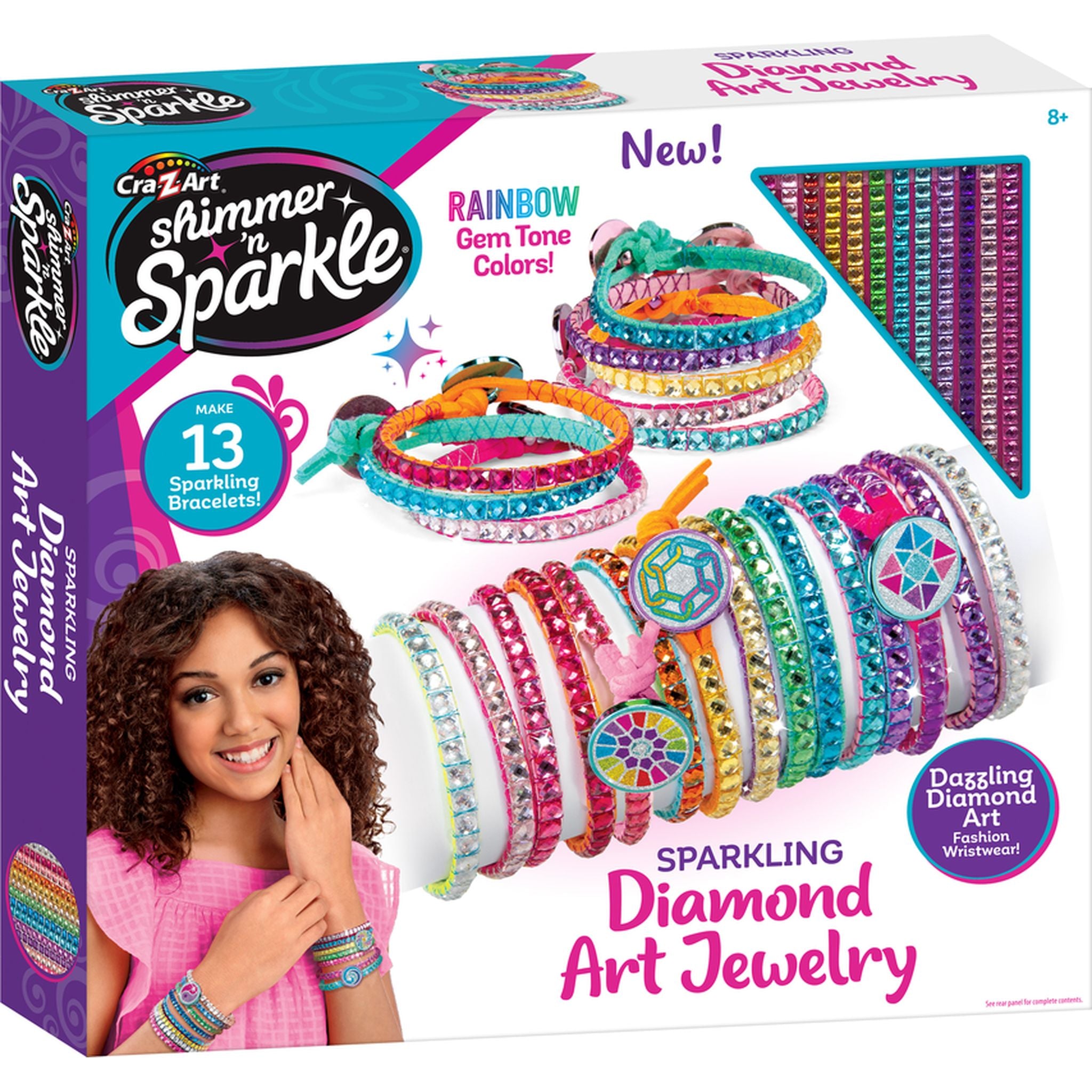 Cra-Z-Art Shimmer 'N Sparkle Sparkling Diamond Art Jewelry