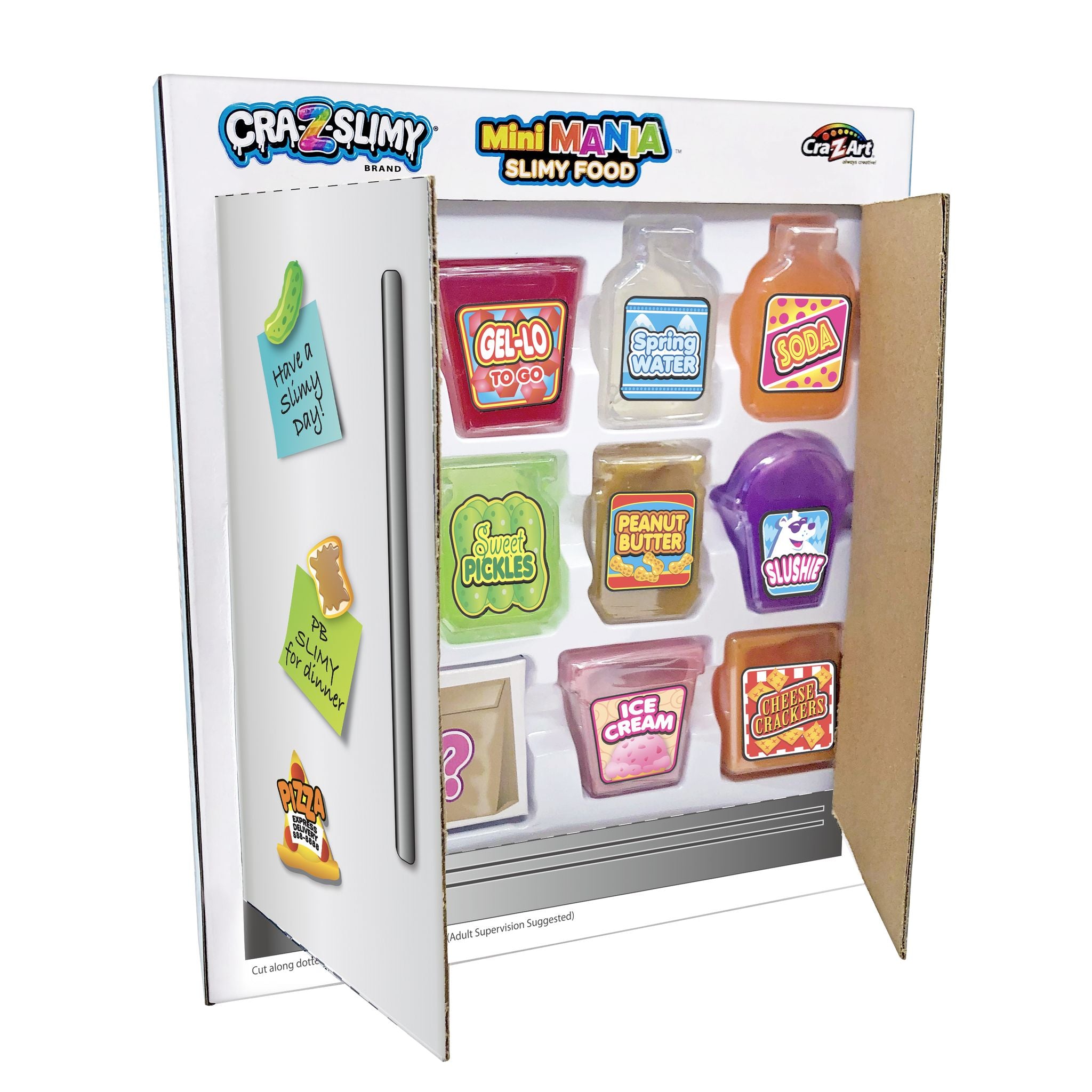 Cra-Z-Slimy Mini Mania Slimy Food Grocery Set 1