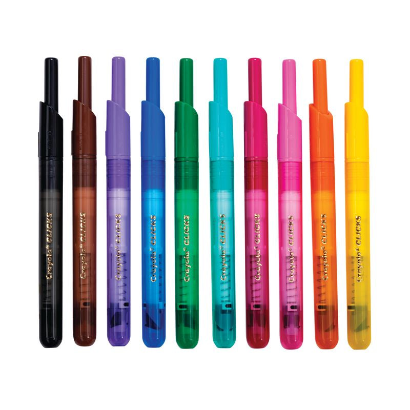 Crayola Clicks Retractable Markers 10 Pack