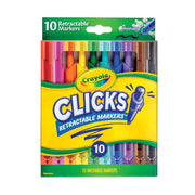 Crayola Clicks Retractable Markers 10 Pack