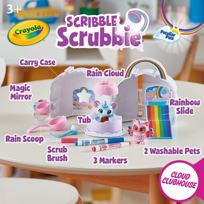 Crayola Scribble Scrubbie Cloud Clubhouse Kit