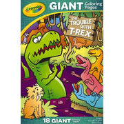 Crayola The Trouble With T-Rex Giant Colouring Pages
