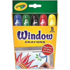 CRAYOLA WASHABLE WINDOW CRAYONS 5 PACK