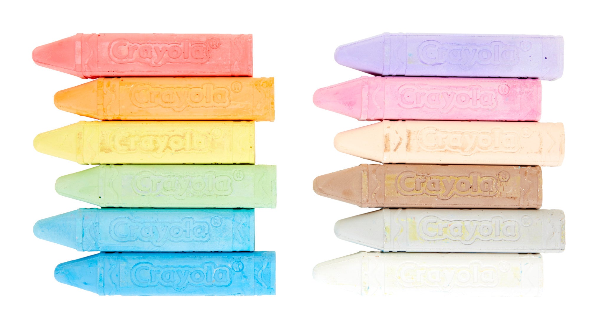 Crayola 12 Pack Sidewalk Chalk Boxed