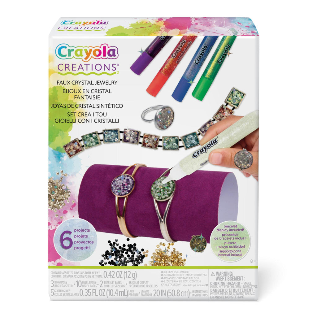 CRAYOLA CREATIONS FAUX CRYSTAL JEWELRY KIT