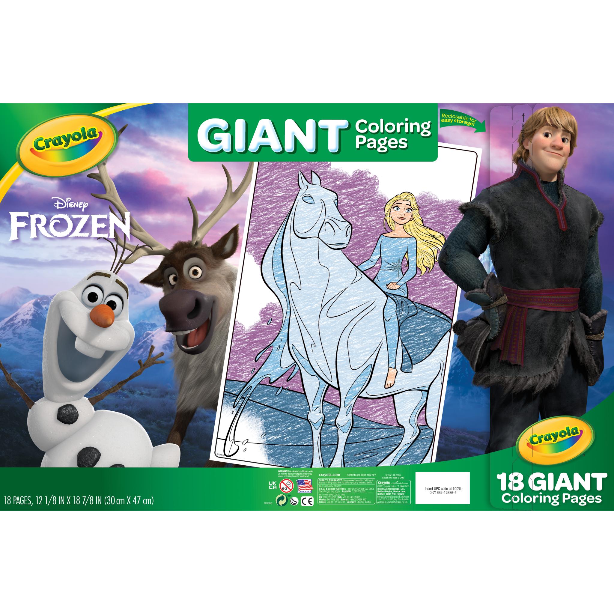 Crayola Giant Colouring Book Disney Frozen 2