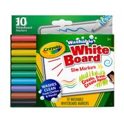 Crayola Washable Dry Erase Slim Markers 10 Pack