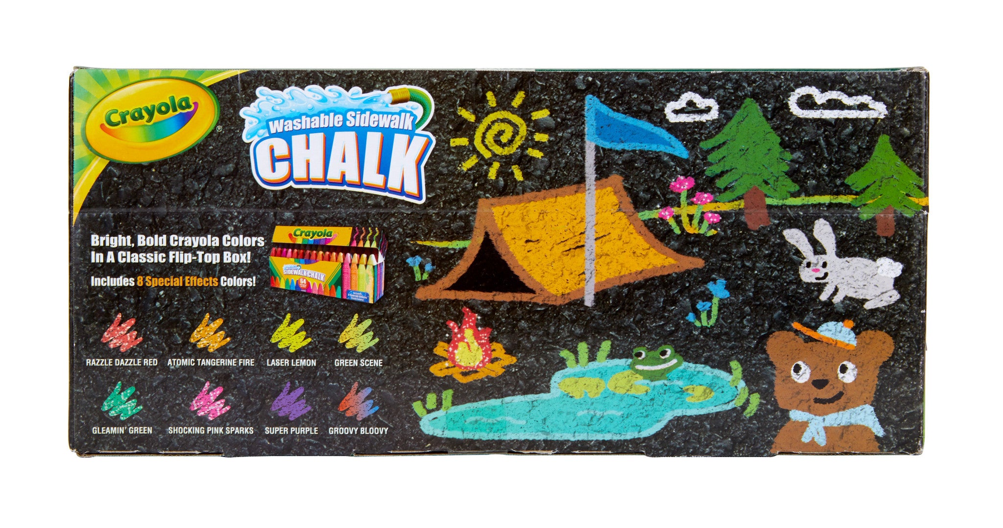 Crayola Washable Sidewalk Chalk 64 Different Colours