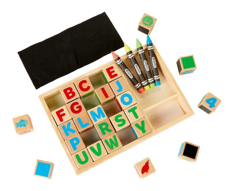 Crayola Alphabet Colour And Play Blocks