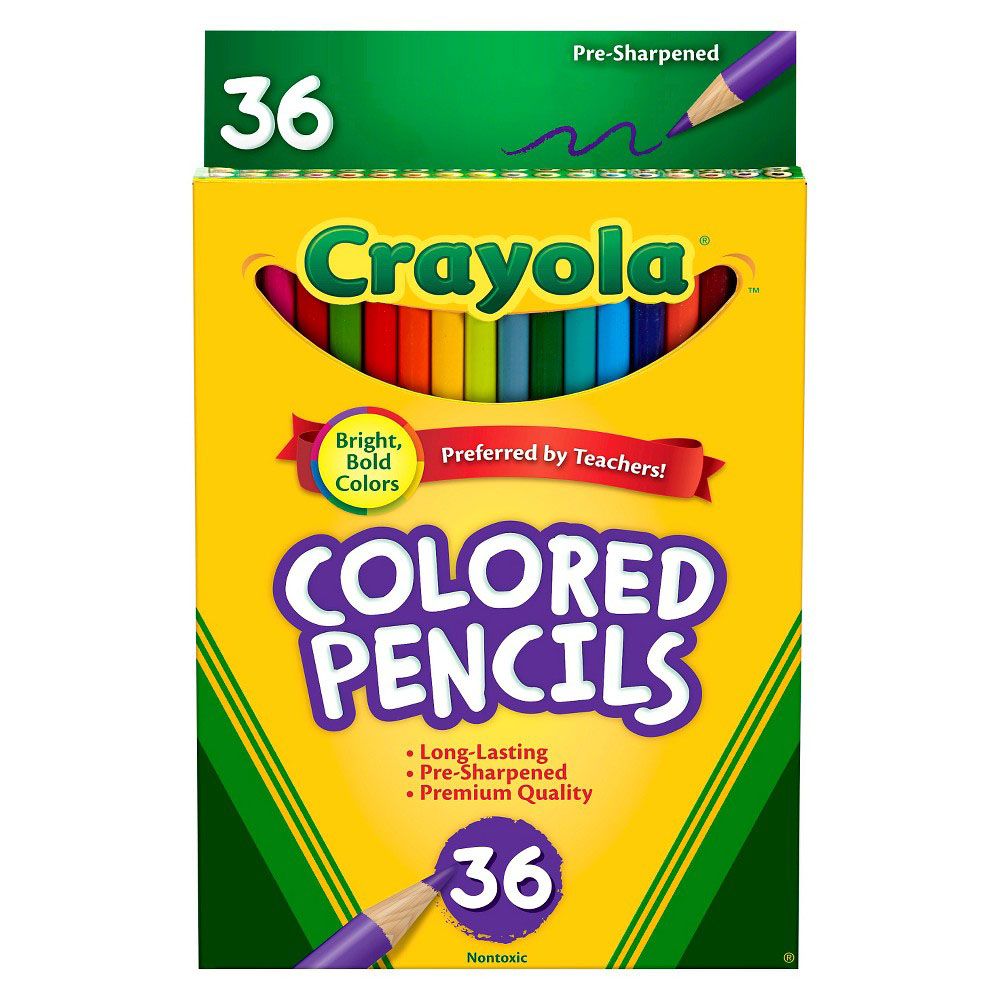Crayola Full Size Coloured Pencils 36 Pack - Toyworld Australia