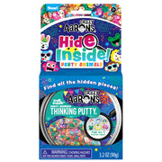 Crazy Aaron's Thinking Putty 4 Inch Hide Inside! Party Animals