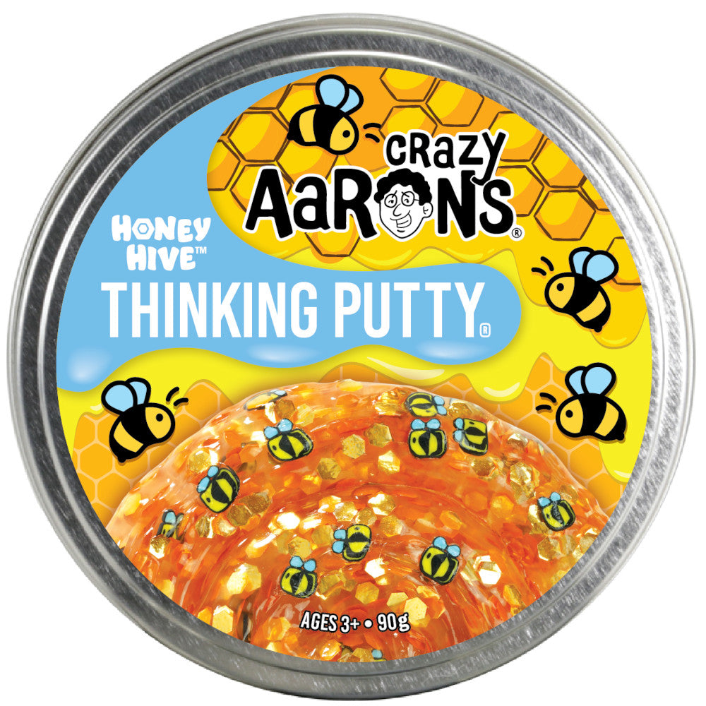 Crazy Aaron's Thinking Putty 4 Inch Trendsetters Honey Hive - Toyworld Australia