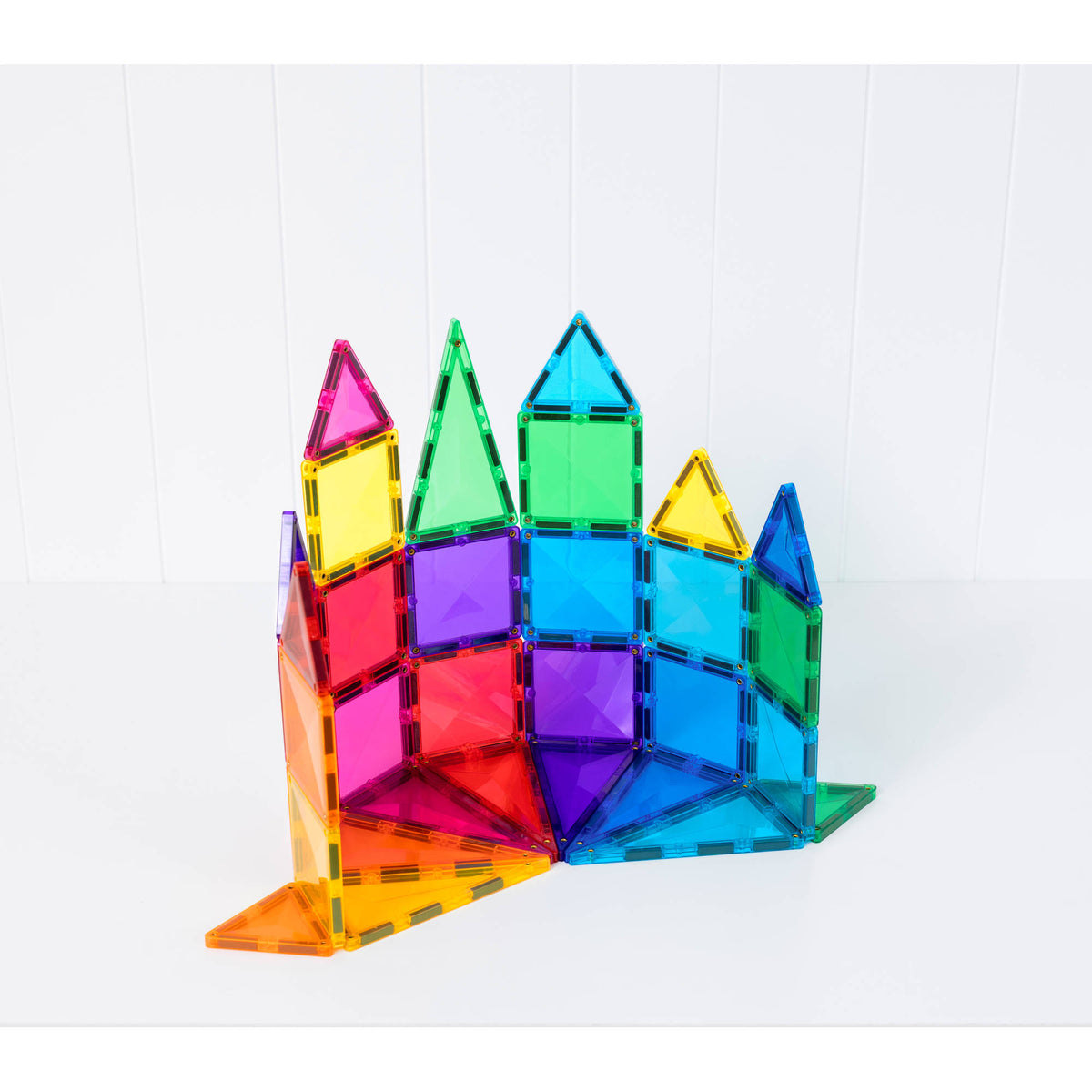 CONNETIX Magnetic Tiles 32 Piece - Bright Discovery Pack