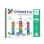 CONNETIX Magnetic Tiles 114 Piece - Bright Ball Run