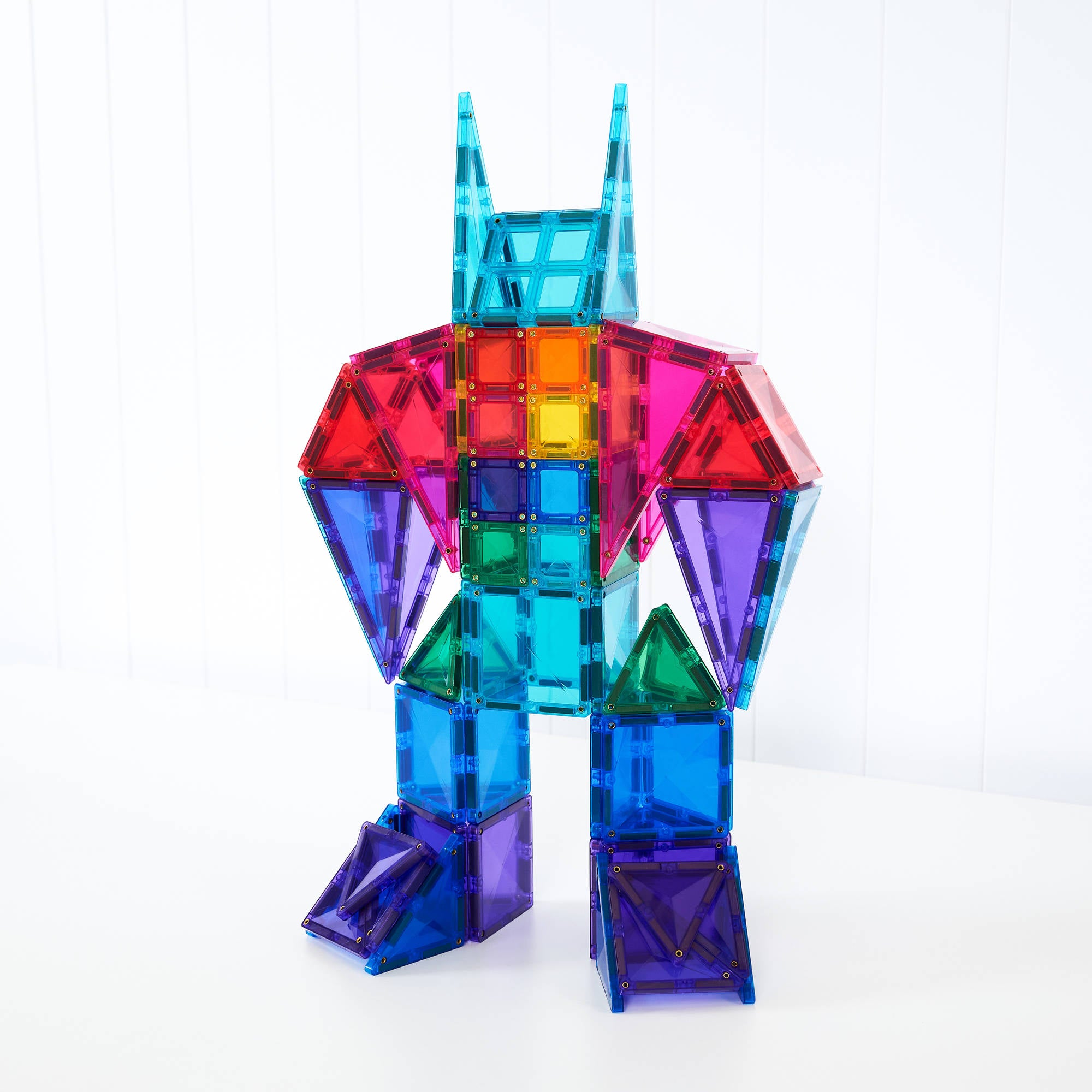 CONNETIX Magnetic Tiles 202 Piece - Bright Mega Pack