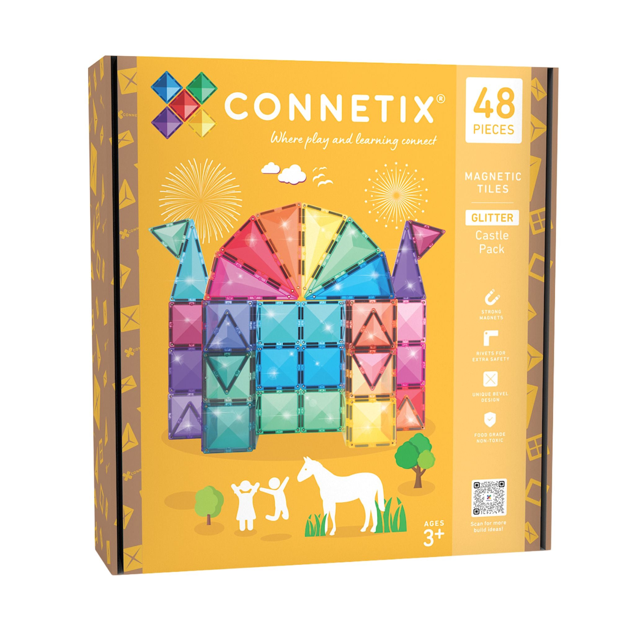 CONNETIX 48 Piece Castle Glitter Pack