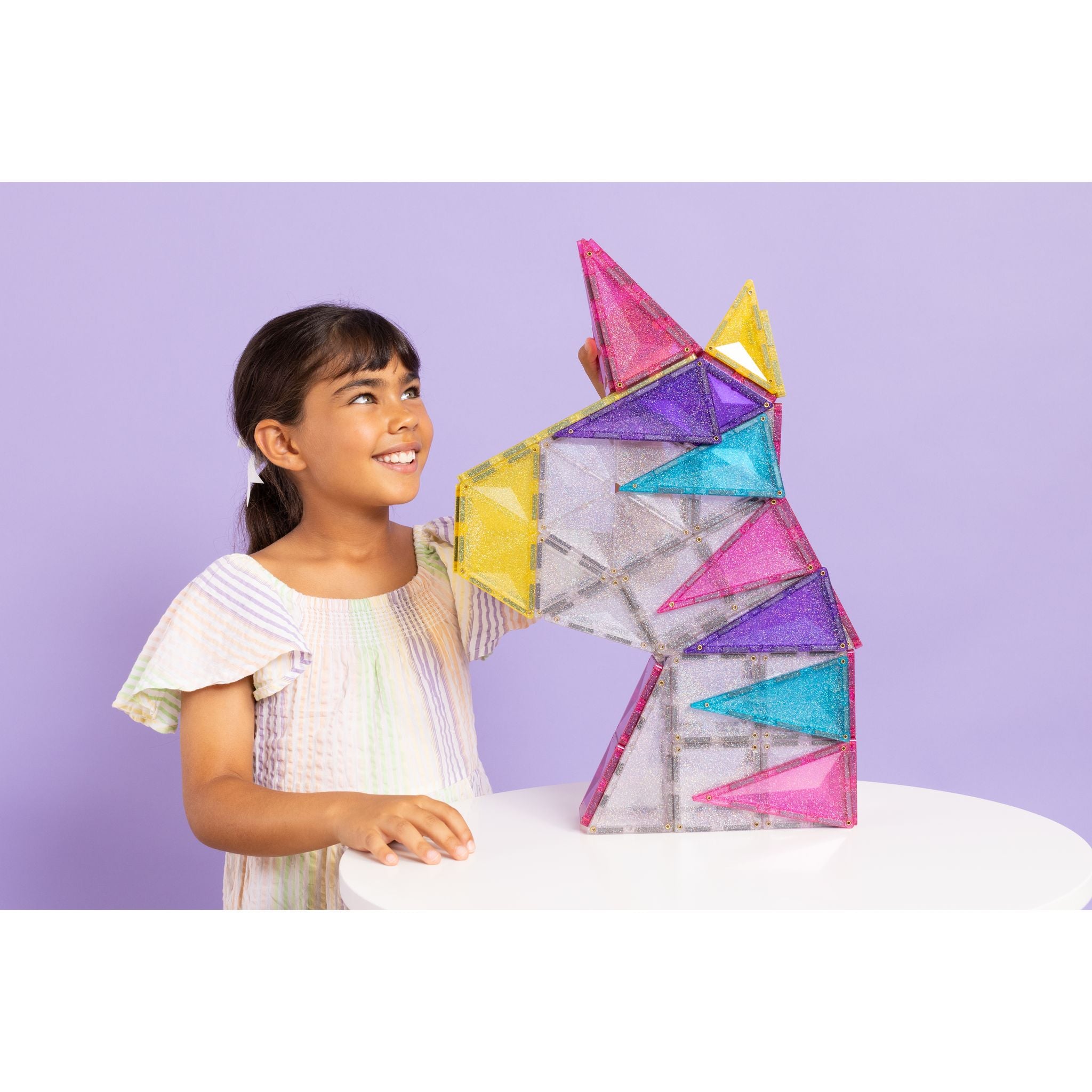 CONNETIX 56 Piece Glitter Unicorn Pack