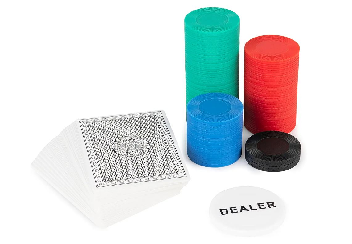 Cardinal Classics 200 Poker Chips & Cards