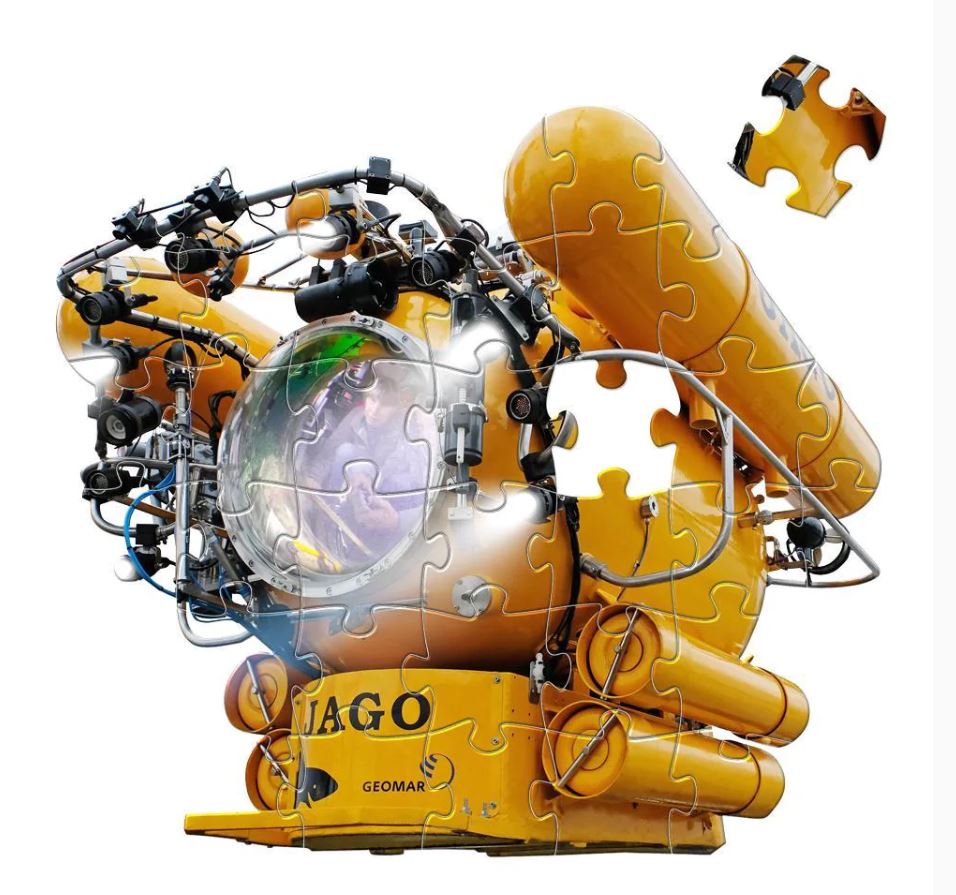 Heebie Jeebies Jago Submarine Deep Sea Shaped Giant Floor Puzzle