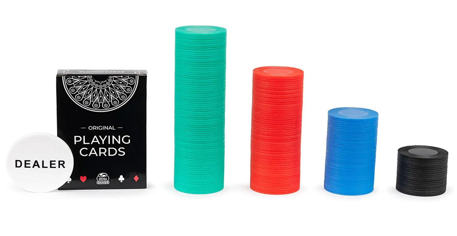 Cardinal Classics 200 Poker Chips & Cards