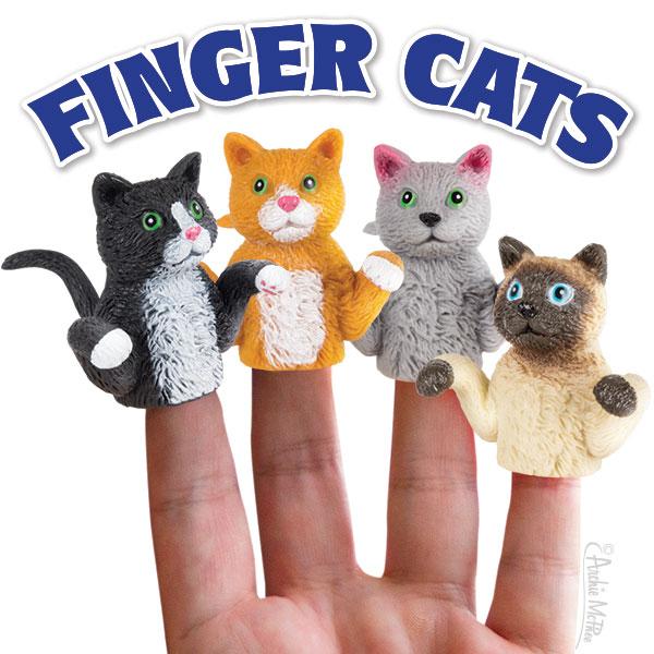 Cat Finger Puppets Assorted Styles