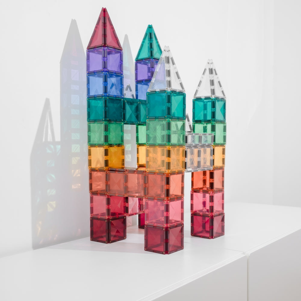 CONNETIX Magnetic Tiles 40 Piece Pastel Square Pack